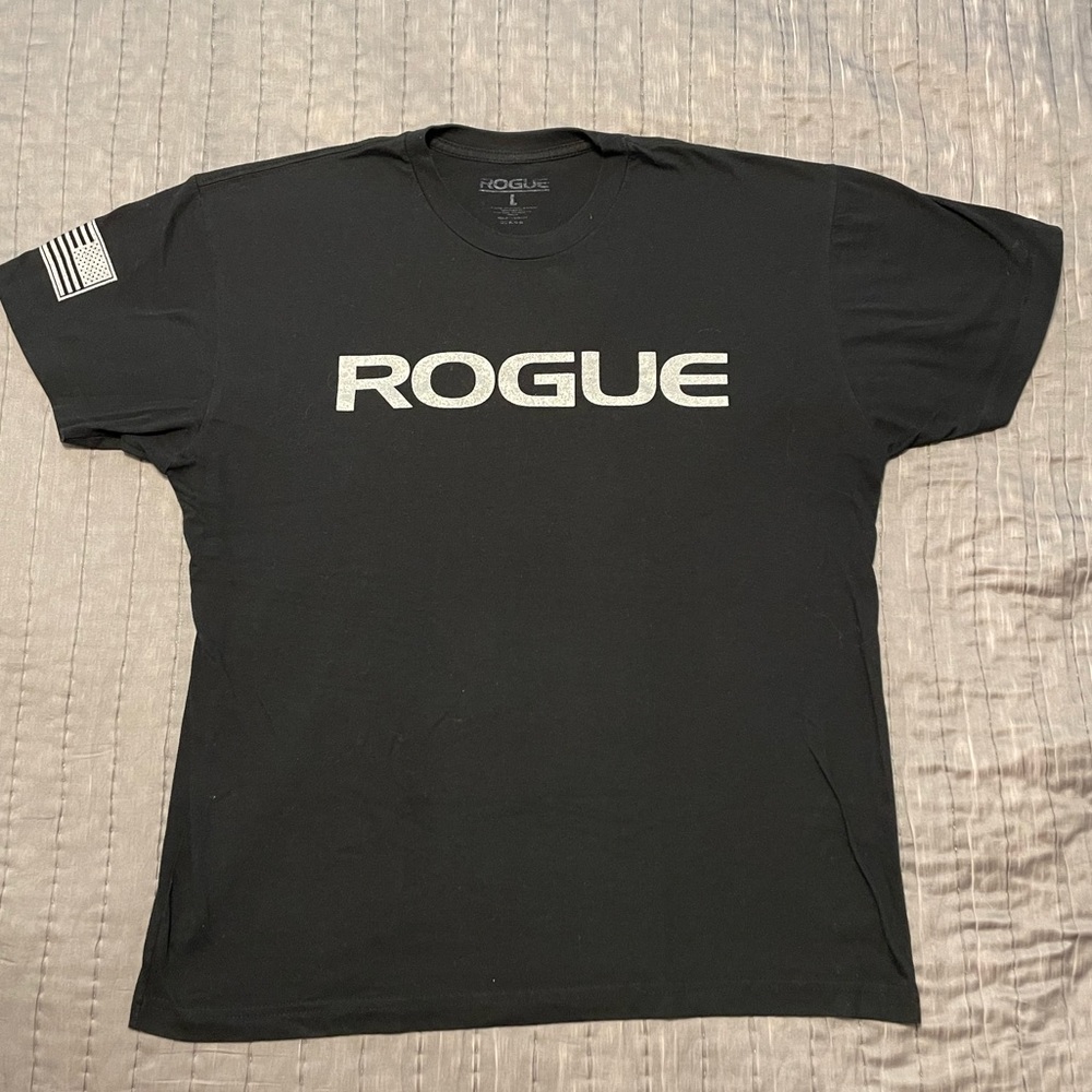 Rogue Fitness Basic Shirt - Black/Silver